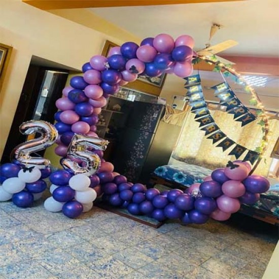 Stylish Purple ring Balloon Décor