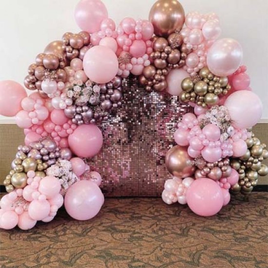 Sparkling Siver sequine Gold & White Décor