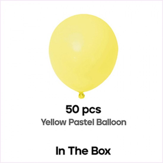 Lemon Pastel Balloons Theme