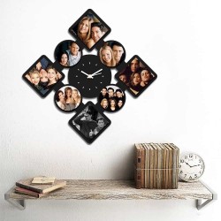 Customized Frame Box With Circle Wall Clock